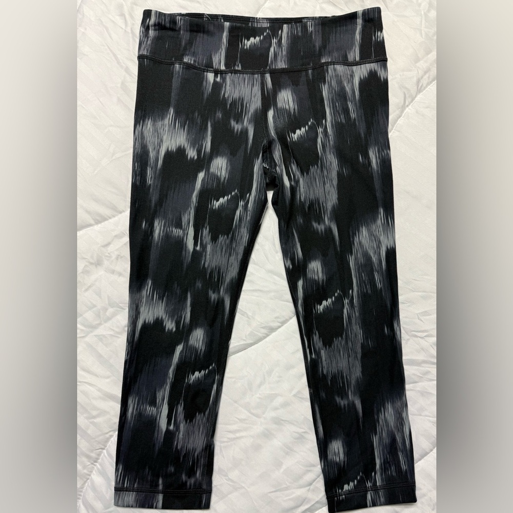 Under Armour Gray and White Athletic Leggings